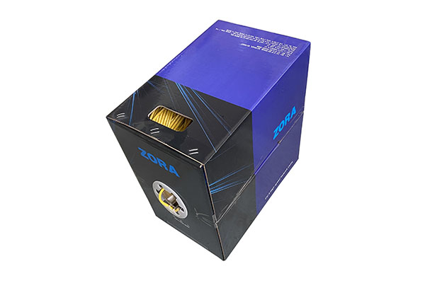 How does unshielded two-wire cable perform in an electromagnetic interference environment?