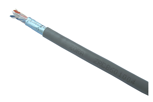How does shielded twisted pair improve signal quality in security monitoring system?